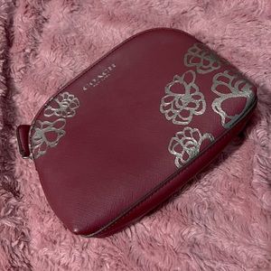 Coach make up pouch